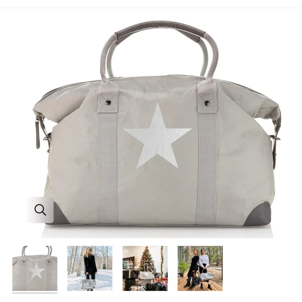 Stylish Gray Star Weekender by Hi Love